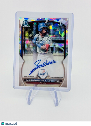 MAIROSHENDRICK MARTINUS 2023 BOWMAN CHROME 1ST ATOMIC AUTO /100 DODGERS