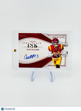 Caleb Williams 2023 Immaculate College Ruby Auto /75 USC Bears