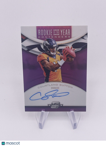 COURTLAND SUTTON 2018 CONTENDERS OPTIC PURPLE /99 Auto Autograph Rookie Rc