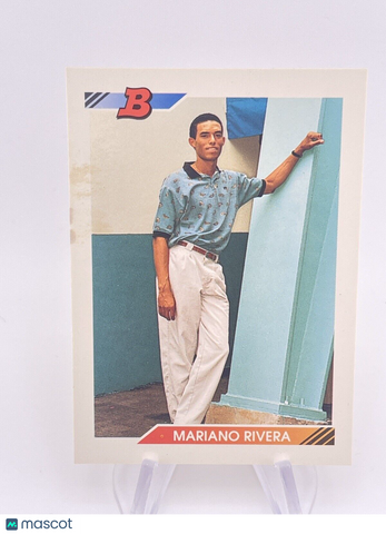 MARIANO RIVERA 1992 BOWMAN ROOKIE RC 302 Yankees HOF