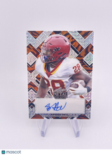 BREECE HALL 2022 LEAF METAL DRAFT AUTO AUTOGRAPH 5/5 Tiger Signature Jets