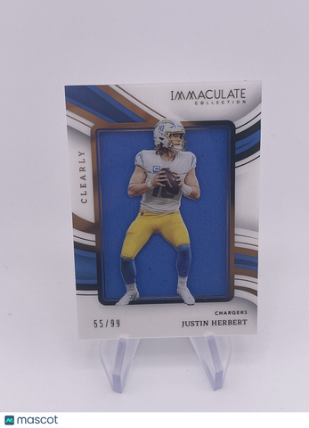 JUSTIN HERBERT 2023 IMMACULATE GOLD PATCH JERSEY /99 Chargers Panini Oregon