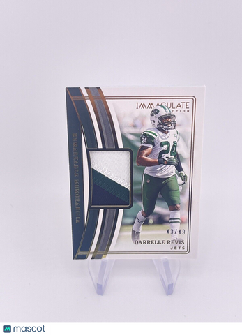 DARRELLE REVIS 2023 IMMACULATE GOLD /49 JERSEY PATCH JET PANINI Triple Color