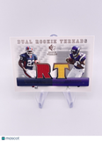 MARSHAWN LYNCH ADRIAN PETERSON 2007 SP ROOKIE THREADS RC JERSEY PATCH DUAL