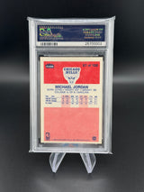 Michael Jordan 1986 Fleer #57 Rookie RC PSA 6 Bulls HOF