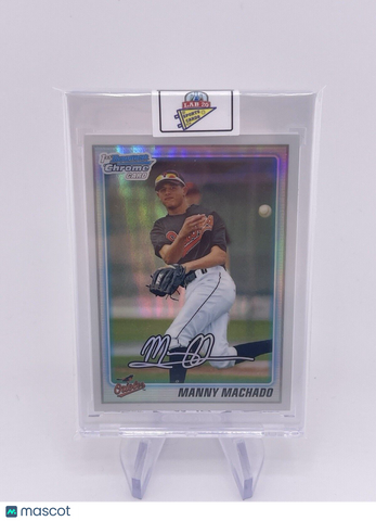 MANNY MACHADO 2010 TOPPS 1st BOWMAN CHROME REFRACTOR Prospect Padres Orioles