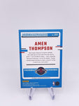 AMEN THOMPSON 2023 DONRUSS HOLO FRAME /75 AUTO AUTOGRAPH SIGNATURE RATED ROOKIE