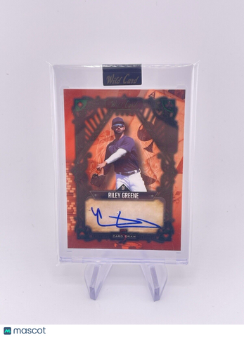 RILEY GREENE 2023 WILD CARD AUTO AUTOGRAPH 5/5 TIGERS SIGNATURE