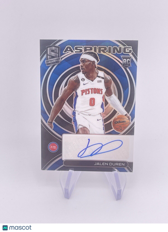 JALEN DUREN 2022 PRIZM SPECTRA ROOKIE RC AUTO AUTOGRAPH /99 Panini Pistons