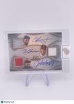 CHIPPER JONES TOM GLAVINE JOHN SMOLTZ STERLING PATCH 2021 AUTO AUTOGRAPH /10