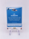 JK DOBBINS 2020 DONRUSS OPTIC PRIZM RED /99 RATED ROOKIE RC Chargers