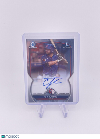 CJ KAYFUS 2023 BOWMAN CHROME 1ST AUTO AUTOGRAPH GUARDIANS Signature