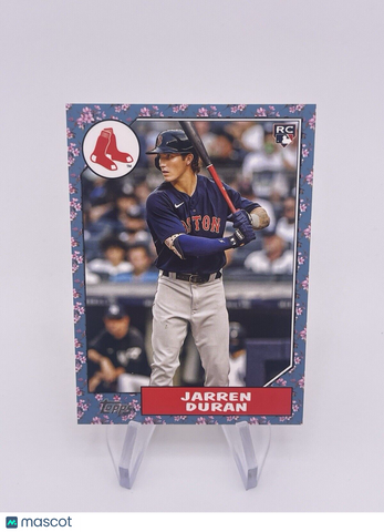 JARREN DURAN 2022 TOPPS ROOKIE RC JAPAN CHERRY TREE BLOSSOM Red Sox