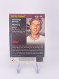 DICK GROAT 2001 TOPPS CERTIFIED AUTOGRAPH ISSUE AUTHENTIC AUTO PIRATES Signature