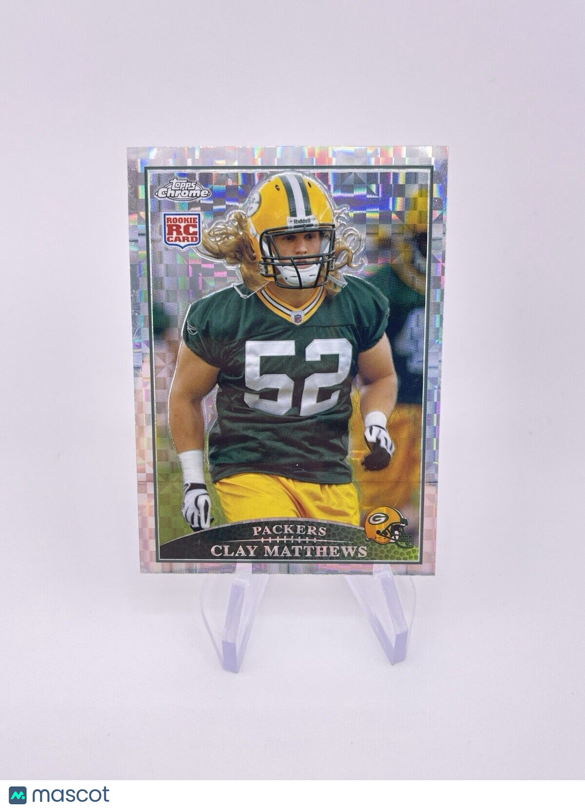 CLAY MATTHEWS 2009 TOPPS CHROME XFRACTOR ROOKIE RC PACKERS