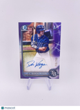 DOMINIC KEEGAN 2022 BOWMAN CHROME 1ST PURPLE REFRACTOR AUTO AUTOGRAPH /250