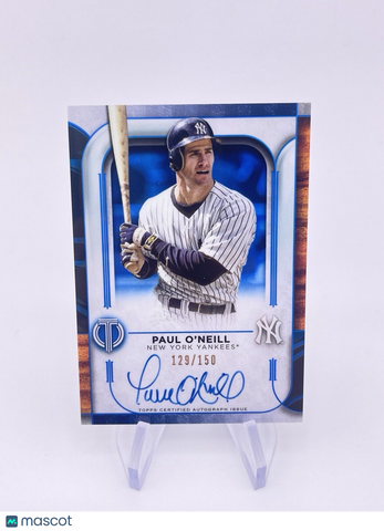 PAUL O’NEILL 2022 TRIBUTE BLUE SAPPHIRE /150 AUTO AUTOGRAPH Signature