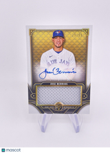 JOSE BERRIOS 2022 TRIPLE THREADS JERSEY PATCH AUTO AUTOGRAPH /99 Signature
