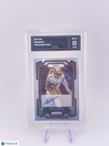 DEEBO SAMUEL 2023 PRIZM SILVER AUTO AUTOGRAPH GMA 10 SIGNATURE 49ers