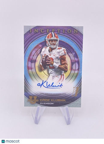 CADE KLUBNIK 2023 TOPPS INCEPTION AUTO AUTOGRAPH SIGNATURE CLEMSON TIGERS