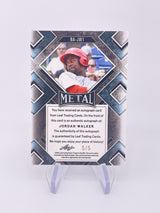 JORDAN WALKER 2022 LEAF METAL PRIZM ZEBRA AUTO AUTOGRAPH 5/5 Cardinals