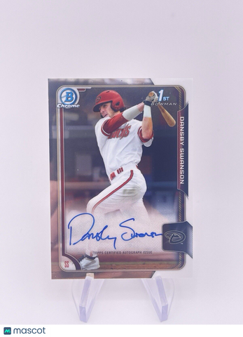 DANSBY SWANSON 2015 BOWMAN CHROME 1st Auto Autograph Signature DIAMONDBACKS Cubs