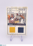 SHAQUILLE O’NEAL TIM DUNCAN 2004 AUTHENTIX PATCH JERSEY GAME WORN USED /130