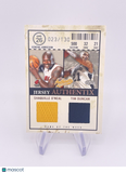 SHAQUILLE O’NEAL TIM DUNCAN 2004 AUTHENTIX PATCH JERSEY GAME WORN USED /130