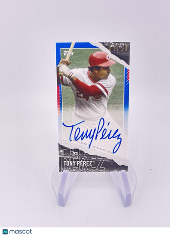 TONY PEREZ 2020 TOPPS RIP MINI AUTO AUTOGRAPH /10 SIGNATURE Reds