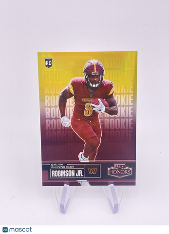 BRIAN ROBINSON JR 2022 PANINI HONORS PRIZM GOLD 5/5 Rookie RC COMMANDERS