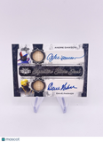 ANDRE DAWSON DAVE PARKER 2021 LEAF LUMBER BAT AUTO AUTOGRAPH /3 SIGNATURE STICKS