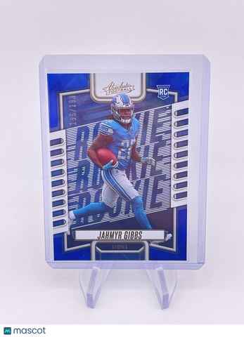 JAHMYR GIBBS 2023 BLUE ELITE /199 Rookie RC Lions