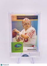 JOE MONTANA 2002 TOPPS ETOPPS REFRACTOR 49ers