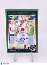 CADE STOVER 2024 SCORE GREEN SP SSP AUTO AUTOGRAPH ROOKIE RC TEXANS OHIO STATE
