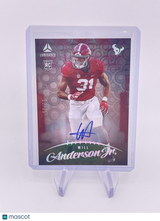 WILL ANDERSON JR 2023 LUMINANCE AUTO AUTOGRAPH ROOKIE RC /25 Texans