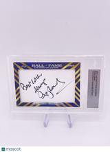 ROSIE CASALS 2022 LEAF HALL OF FAME CUT AUTO AUTOGRAPH BEST WISHES INSCRIPTION
