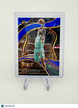 Brandon Miller 2023-24 Select Courtside Blue Cracked Ice Prizm Rookie RC #286