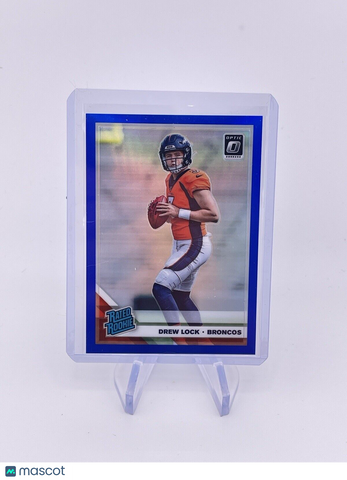 DREW LOCK 2019 PRIZM DONRUSS OPTIC BLUE /150 Rated Rookie RC Giants