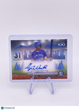 ARJUN NIMMALA 2024 BOWMAN CHROME REFRACTOR /99 Auto Autograph TOP 100 Signature