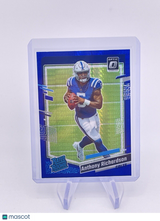 ANTHONY RICHARDSON 2023 PRIZM BLUE OPTIC HYPER RATED ROOKIE RC COLTS