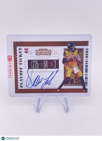 DREW LOCK 2019 CONTENDERS AUTO AUTOGRAPH /18 Rookie RC Auto autograph Giants