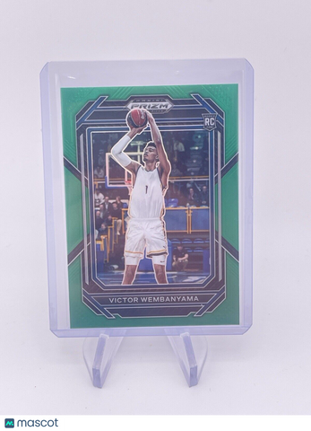 VICTOR WEMBANYAMA 2023 PRIZM GREEN DRAFT PICKS ROOKIE RC SPURS