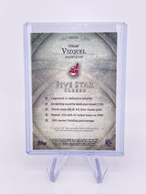 OMAR VIZQUEL 2014 TOPPS FIVE STAR AUTOGRAPH AUTO SIGNATURE INDIANS