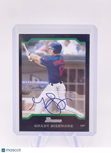 GRADY SIZEMORE 2004 BOWMAN CERTIFIED AUTO AUTOGRAPH ISSUE SIGNATURE INDIANS