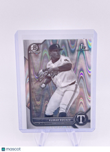 KUMAR ROCKER 2022 BOWMAN CHROME 1st Refractor Raywave Rangers