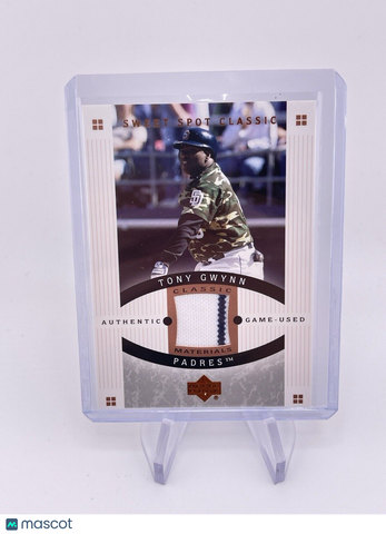 TONY GWYNN 2005 UPPER DECK SWEET SPOT PINSTRIPE JERSEY PATCH