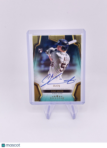 COLT KEITH 2024 Topps Five Star /75 Aqua Rookie RC Auto Autograph Tigers