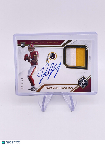 DWAYNE HASKINS 2019 Limited RPA Jersey Patch Auto Autograph Rookie RC /149