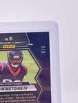 JOHN METCHIE III 2023 PRIZM GOLD BLACK 8/8 JERSEY MATCH SP SSP Texans