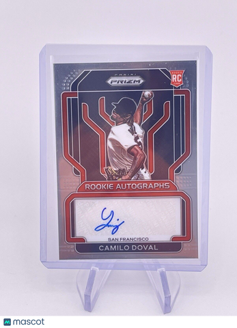 CAMILO DOVAL 2022 PRIZM ROOKIE RC AUTO AUTOGRAPH GIANTS